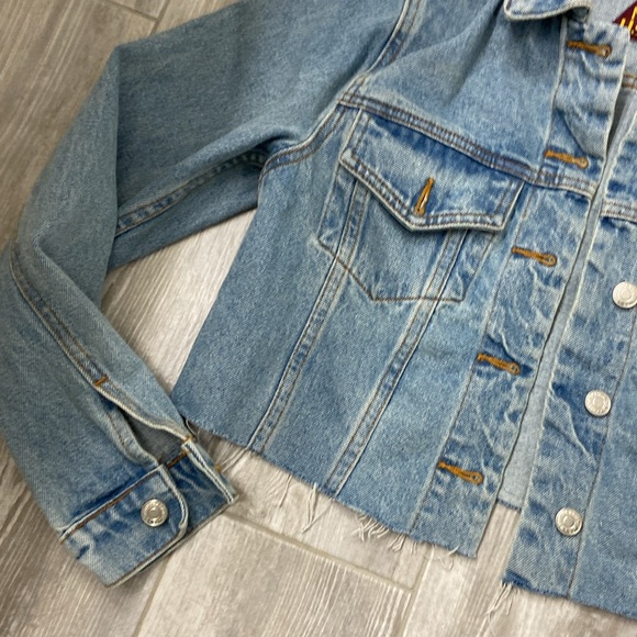 Signature 8 cropped jean jacket like new - Picture 4 of 10